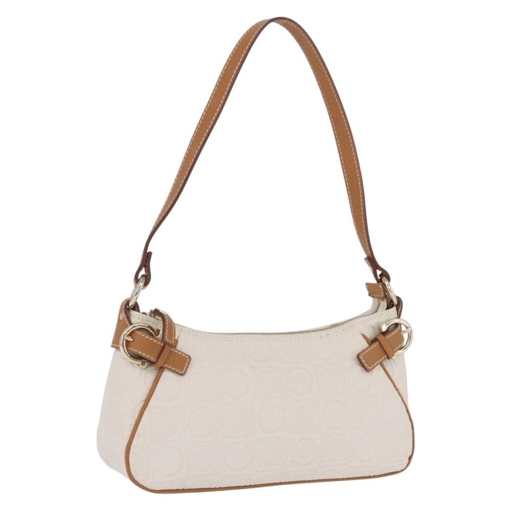 Salvatore Ferragamo Gancini Canvas and Leather